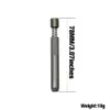 78 mm lengte metalen een hitter vleermuis rookpijpen accessoires veer zelfreinigingsvleermuizen dugout filter tips snuff snuff snuffel buis sigaret9884159