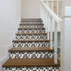 벽 스티커 재미있는 ® 벽돌 모자이크 계단 바닥 자체 접착 껍질 스틱 지상 욕실 장식 안티 슬립 계단