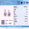 Dames Natuurlijke Garnet Topaz Insect 925 Silver Ear Studs 2021 Mode Oorbellen Dames Sieraden