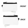 Sublimation Blank White MultiFunction party Zip ID Case Pouch Wristlet Wallet Neoprene keychain Coin Purse Credit Card Holder Organizer With Zipper WLL1160