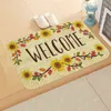 High Quality Washable Bathroom Carpet Bedroom Hallway Carpets Flower Letter Print Non-slip Rugs Kitchen Entrance Door Floor Mat 211130