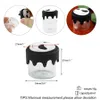 silicone storage jar smoking accessorises glass dab jars skull cap 10pcs capacity 6ml