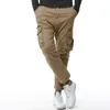 2020 bawełniane spodnie ładunkowe mężczyźni banded casual slim jogger spodnie mężczyźni pantalon hombre g0104