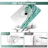 Konfigurowalny MacBook Case Dla Powietrza Pro Retina 16 15 14 13 cal 174 Kryształ Wyczyść wzory Projekt Drukuj Hard Front Powrót Full Body Laptop Przypadki Klawiatura