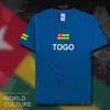Того Togolese togolaise футболка мода джерси нация команда 100% хлопчатобумажная футболка одежда тройник кантри спортивные спортивные залы TG TGO X0621