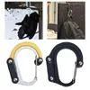 Kabelschlollen und Gurtband Premium kleiner Carabiner Clip -Haken für Camping -Rucksack -Garage -Handtasche Gepäck Hängende Schnalle HAILS HAFER HAFER