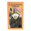 Mazzo di carte dei Tarocchi Casanova 78 carte Colori pieni Dimensione del poker Gioco di carte per divinazione di carta resistente di alta qualità saleO0RU