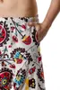 2021 Nya Mäns Bomull Harem Yoga Lösa Byxor Suspender Cross Pants Skriv ut Flower Trousers Streetwear 15 Stilar Y0811