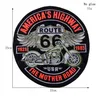 Borduurwerk Cartoon Cool Harley Skull Hoofd Patch Stof Custom Naai op Locomotive Motorfiets Letters Sticker Big Size Patchwork Applicaties voor Kleding Bag Rugzak