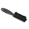 Hårborstar Top Deal 3pcs Fade Brush Comb Saxar Rengöring Barber Shop Skin Vintage Oil Head Shape Carving