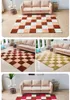 Foldable Carpets Living Room 플러시 소프트 등산 Cappet 러그 분할 조인트 안티 스키드 러그 털이없는 지역 러그 TX0124