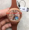 9 styles Good Factory Makes Casual Watch Transparent Back Mechanical 324 Automatic Movement U1f rose gold rubber strap Watches Wristwatches with box certificate