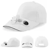 Solar Power Fan Hat Snapbacks Cooling Cool Golf Baseball vandring Fiske utomhus cap274a