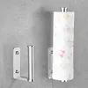 Toilet Paper Holder Black Aluminum Bathroom Roll Vacuum Wall Mounted Kitchen Napkin Towel Rack 210720