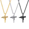 U7 Punk Rock Necklace UZI Rifle Shape Pendant & Chain Cool Men Jewelry Gift for Him P1159 X0707