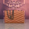W nowym stylu luksusy projektanci torby torebka na ramię PU skóra klasyczna damska torba na ramię z zamkiem 3 kolory srebrny sprzęt #652111