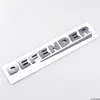 3D Siyah Gri Abs Yazı Rozeti Emblemi 90 110 Bagaj Kapağı Sticker Defender Bagaj Çıkartma Araba Logosu5907423