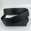 Mens Womens Fshion Leather Black Belt Classic Casual Men Designers Belts Width 3.4cm With box