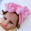 Solid färg handgjorda kanin öron toddler indiska hattar ihåliga andningsbara spädbarn kepsar baby tillbehör fotografi rekvisita