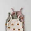 zomer halter print bodysuits baby leuke kleding meisjes 210702