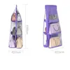 Sacs de rangement sac à main organisateur pour garde-robe placard sac Transparent porte mur clair divers chaussures avec pochette de cintre