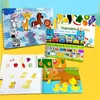 Ruhig beschäftigt Buch Montessori Spielzeug Kleinkind Vorschule Aktivität Binder Beschäftigte Board Autismus Frühe pädagogische Lernspielzeug für Kinder
