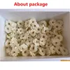 50Pcs / Set Fleurs Artificielles Fleur De Cerisier Tête De Savon Sakura Pour La Fête De Mariage Décoration De Noël Diy Chambre Décor Savon Fleurs 210317