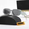 Dam Designer Pop Solglasögon Nya Hot enfärgad Goggle Beach Fashion Solglasögon För Man Kvinna 7 färg Valfri Bra kvalitet med svart låda