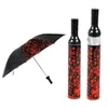Moda Şarap Şişesi Şemsiye Taşınabilir Katlanır Otomatik Güneş-Yağmur UV Mini Rüzgar Dayanıklı Şemsiye Kadın Erkek Yaratıcı Hediyeler-35 210320