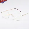 Titanium liga sem aro óculos inteligente zoom progressivo multifocal lendo óculos homens presbyopia hyperopia óculos de sol