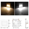 Lâmpada de parede 8pcs luz Night Light LED Stair Lights em atacado para o corredor de etapa Caixa de instalação preta de prata branca Sandiywall