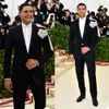 Projektant Mody Celebrity Men Mensed Wedding Wedding Tuxedos Slim Fit Groom Wear Dinner Prezenta