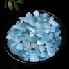 0.44lb Bulk Blue Hand Polished Natural Aquamarine Stones Reiki Grus Crystal Stones Dekoration FishTank Decor Garden Tank Décor