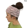 Winter Warm feminino Twist Twist Band Bandrail Bap vazio chapéu de lã de lã Gorro macio/tampas de crânio eger22