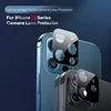 カメラレンズプロテクターフィルム用iPhone 13 12 11 Pro最大メタルフルカバーバックカメラ強化ガラス保護iphone13 Mini