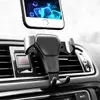 Automatic Locking Gravity Universal Air Vent GPS Cell Phone Holder Car Mount Stand Grille Buckle Type Compatible for iPhone Android Smartpho