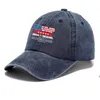 Trump Hat 2024 U.S Presidential Election Baseball Cap Party Hats Make America Great Again Black Cotton Sports Caps CCA7283