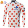 Tour d'automne New de France Maillot de cyclisme à manches longues Vêtements de cyclisme pour hommes Vêtements de vélo de route Hauts de vélo Chemises Maillot de course H1020