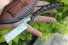 Damaskus razor-t Folding Kniv VG10-Damascus Steel Tanto Point Blade Ebony Handle Edc Pocket Knives med Zip Nylon Case