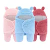 Baby sleeping bag newborn conjoined split leg swaddling warm thickened quilt split leg romper psck