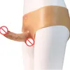 Silikonband-på liten köl Dildo elastiska trosor realistiska dildos slitage byxor onani enhet för kvinna lesbisk rem på penis sex leksak