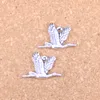 86 stks Antiek Zilver Brons Geplateerd Wild Goose Bird Charms Hanger DIY Ketting Armband Bangle Bevindingen 20 * 14mm