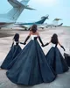 Elegant Black And White Mermaid Evening Dresses With Detachable Sleeves Overskirt Sweep Train Chic Bride Party Gowns Prom Dress Vestidos De Novia