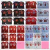 Ncaa Vintage 75th Retro College Football Jerseys Ed Белый Черный Красный Джерси 0021