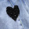 Casual Patchwork Taschen Diamanten Denim Rock Für Frauen Hohe Taille A-linie Mini Röcke Weibliche Sommer Mode Stilvolle 210521