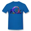 Camisetas masculinas camisetas masculinas Camiseta masculina Camiseta colorida Moda de 8 bola colorida Moda curta Manga curta