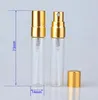 5ML Mini Atomizzatore di profumo ricaricabile portatile 5CC Flacone di vetro vuoto Profumi Bottiglie spray Contenitore per l'acqua Bottiglia di lozione per imballaggio cosmetico