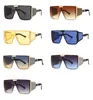 Square Oversized One Lens Brand Sunglasses Retro Men Women Fashion Shades UV400 Vintage Glasses