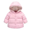 Kid Jackets 2021 Winter Clothes Boys Jacket For Baby Girls Coats Toddler Boy Warm Plush Hooded Outerwear Infant Children Clothes H0909