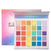 HANDAIYAN 30 Farben Regenbogen-Lidschatten-Make-up, matt, schimmernd, gepresstes Puder, erhellende Farbpalette für Frauen, Schönheit, einfach zu tragen, DHL-frei